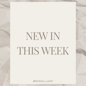 🛍🛍Check this section for new items updated weekly or monthly! 🛍🛍